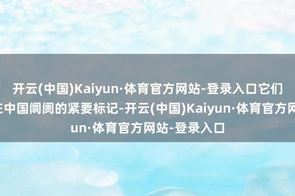 开云(中国)Kaiyun·体育官方网站-登录入口它们王人是品牌在中国阛阓的紧要标记-开云(中国)Kaiyun·体育官方网站-登录入口
