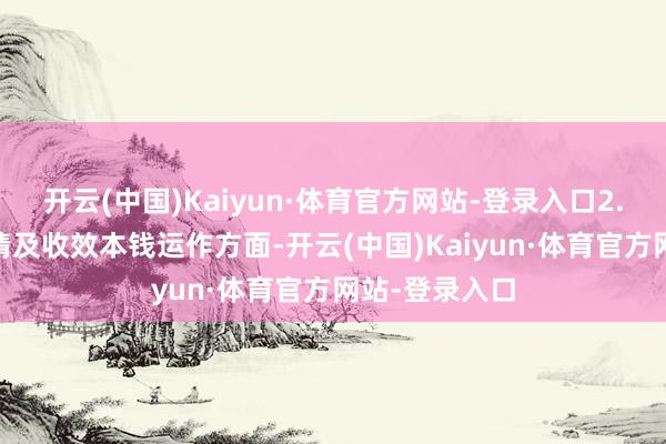 开云(中国)Kaiyun·体育官方网站-登录入口2. 本钱运作神情及收效本钱运作方面-开云(中国)Kaiyun·体育官方网站-登录入口