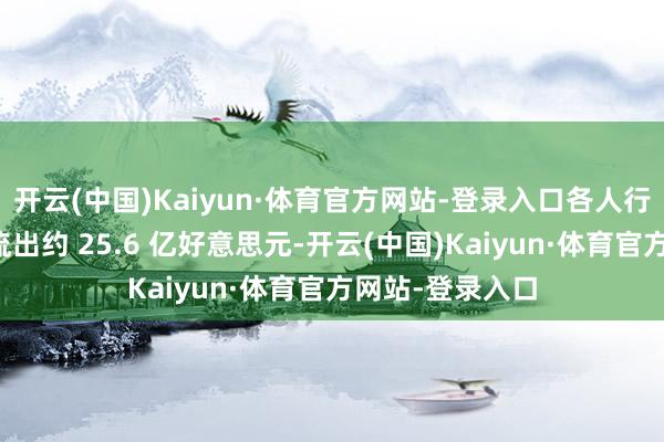 开云(中国)Kaiyun·体育官方网站-登录入口各人行业基金板块净流出约 25.6 亿好意思元-开云(中国)Kaiyun·体育官方网站-登录入口