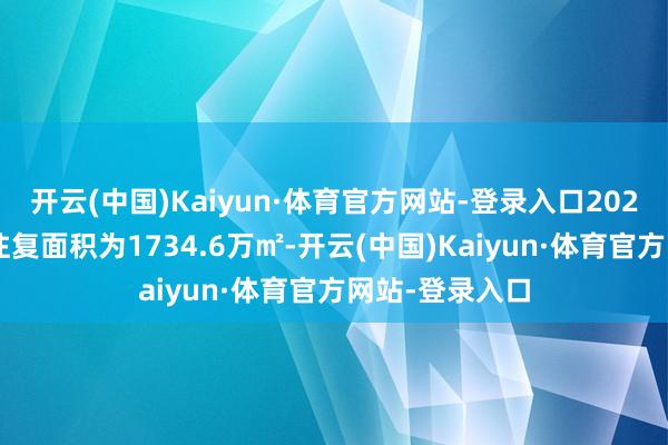 开云(中国)Kaiyun·体育官方网站-登录入口2024年全市住宅往复面积为1734.6万㎡-开云(中国)Kaiyun·体育官方网站-登录入口
