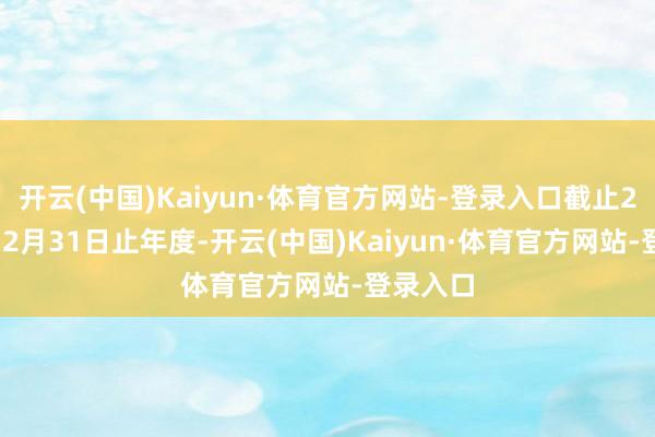 开云(中国)Kaiyun·体育官方网站-登录入口截止2024年12月31日止年度-开云(中国)Kaiyun·体育官方网站-登录入口