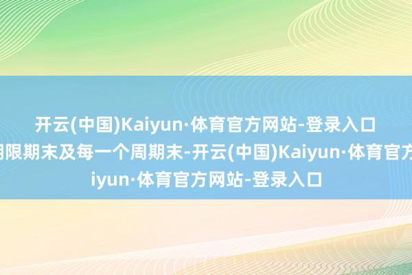 开云(中国)Kaiyun·体育官方网站-登录入口　　在商定的基础期限期末及每一个周期末-开云(中国)Kaiyun·体育官方网站-登录入口